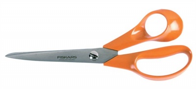 Nožnice, univerzálne, 21 cm, FISKARS "Classic", oranžové