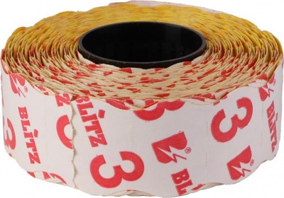 Cenové etikety, 22x16 mm, BLITZ, žlté