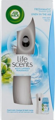 Osviežovač vzduchu, automatický, 250 ml, AIR WICK "Freshmatic", Linen in the Air