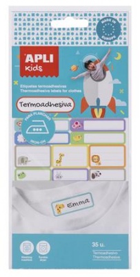 Nálepka, nažehľovacia, APLI Kids, 3 rôzne veľkosti