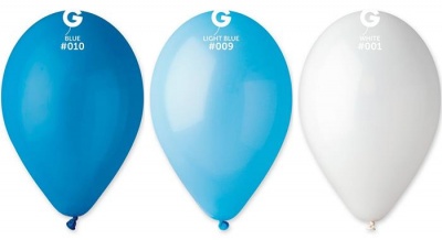 Balón, 26 cm, modrý