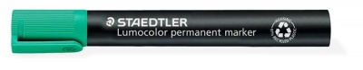 Permanentný popisovač, 2 mm, kužeľový hrot, STAEDTLER "Lumocolor 352", zelený