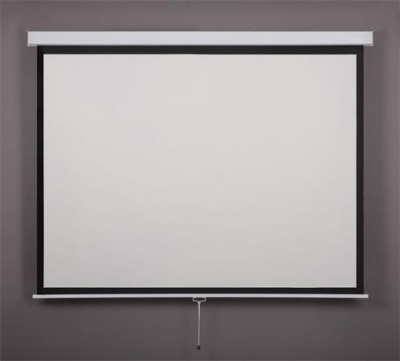 Premietacie plátno, nástenné, rolovacie, 1:1, 200x200cm, VICTORIA VISUAL