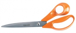 Nožnice, krajčírske, 25 cm, FISKARS "Classic", oranžové