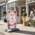 Stojan na plagáty, s podstavcom, A1, DURABLE "Heavy Base Outdoor", strieborný