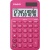 Kalkulačka, vrecková, 10-miestny displej, CASIO "SL 310", ružová