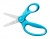 Nožnice, školské, 13 cm, FISKARS, tyrkisové