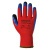 Ochranné rukavice, latexové, XL, "Duo-Flex", červeno-modrá