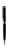 Guľôčkové pero, čierna, "Rimini", so zlatým krištáľom SWAROVSKI®, 14 cm, ART CRYSTELLA®