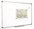 Biela tabuľa, magnetická, 60x90 cm, hliníkový rám, VICTORIA VISUAL