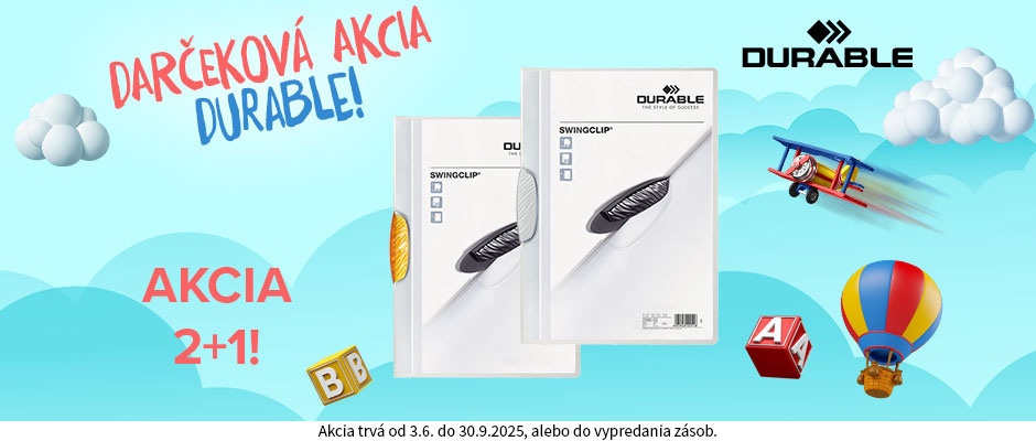 Darčeková akcia DURABLE!