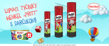 Lepiace tyčinky HENKEL „Pritt“ s darčekom!